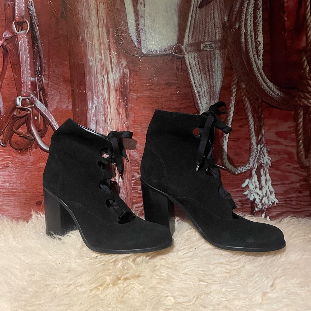 New Topshop suede gladiator shoes